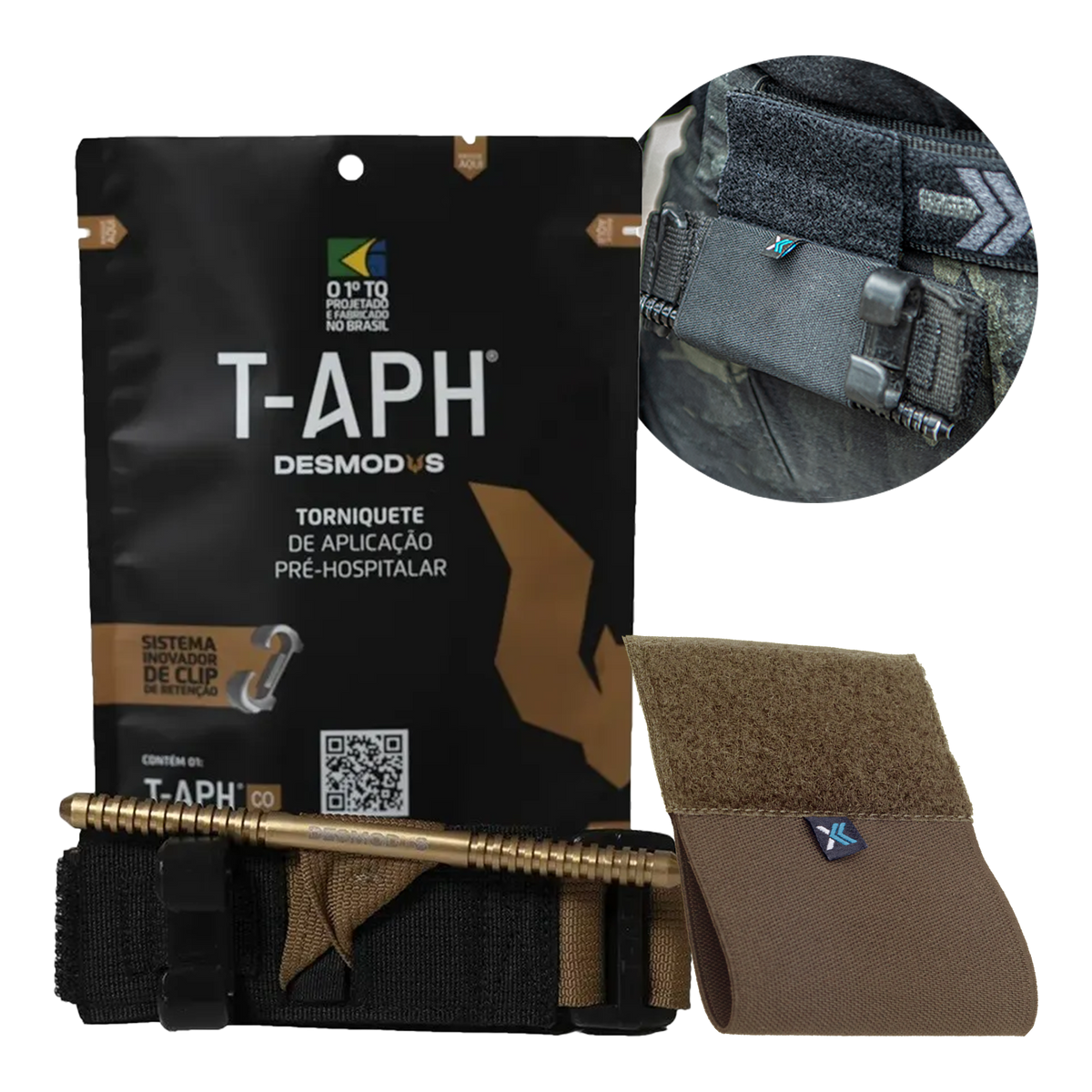 Kit Torniquete T-Aph Desmodus + Porta-Torniquete The Xtrategy