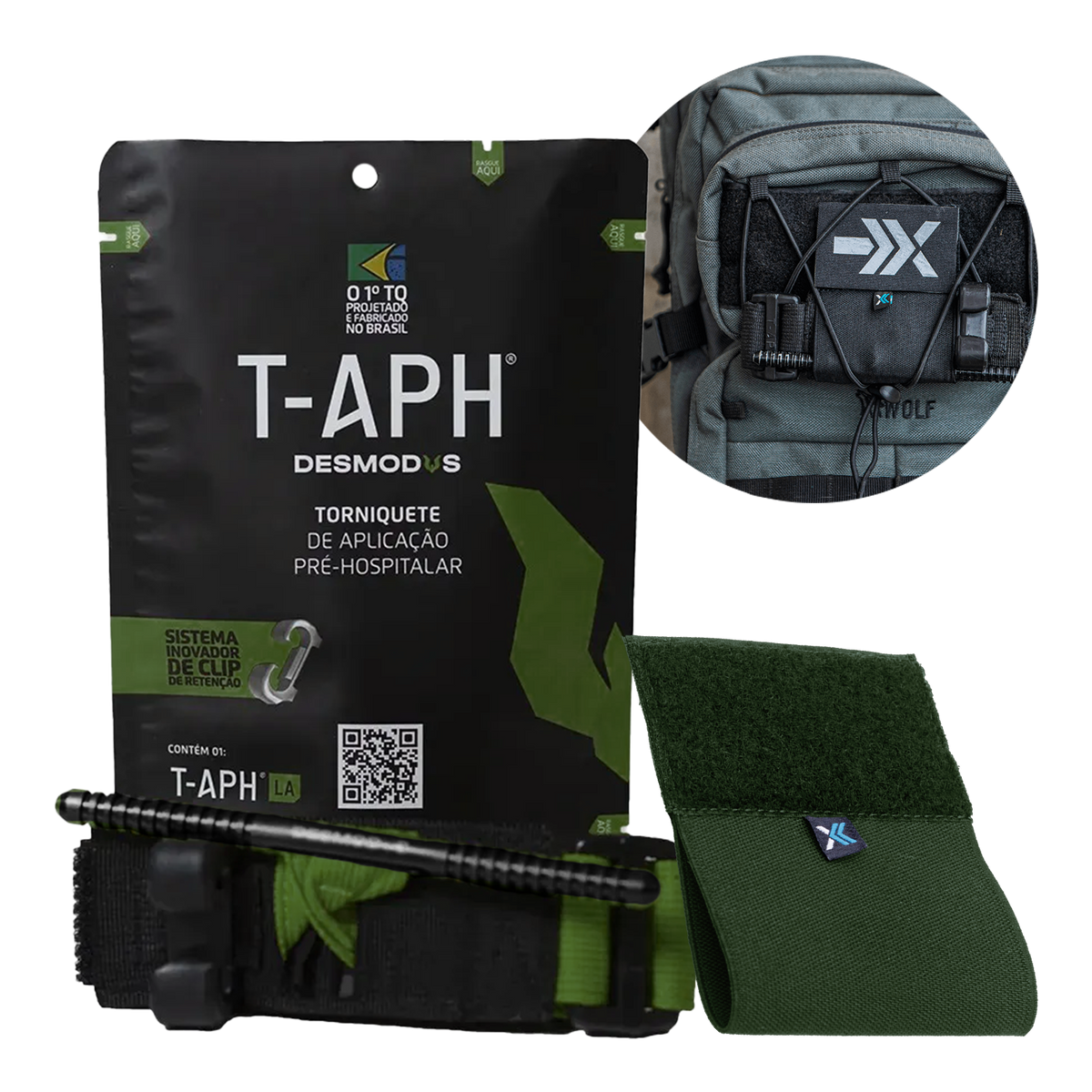 Kit Torniquete T-Aph Desmodus + Porta-Torniquete The Xtrategy
