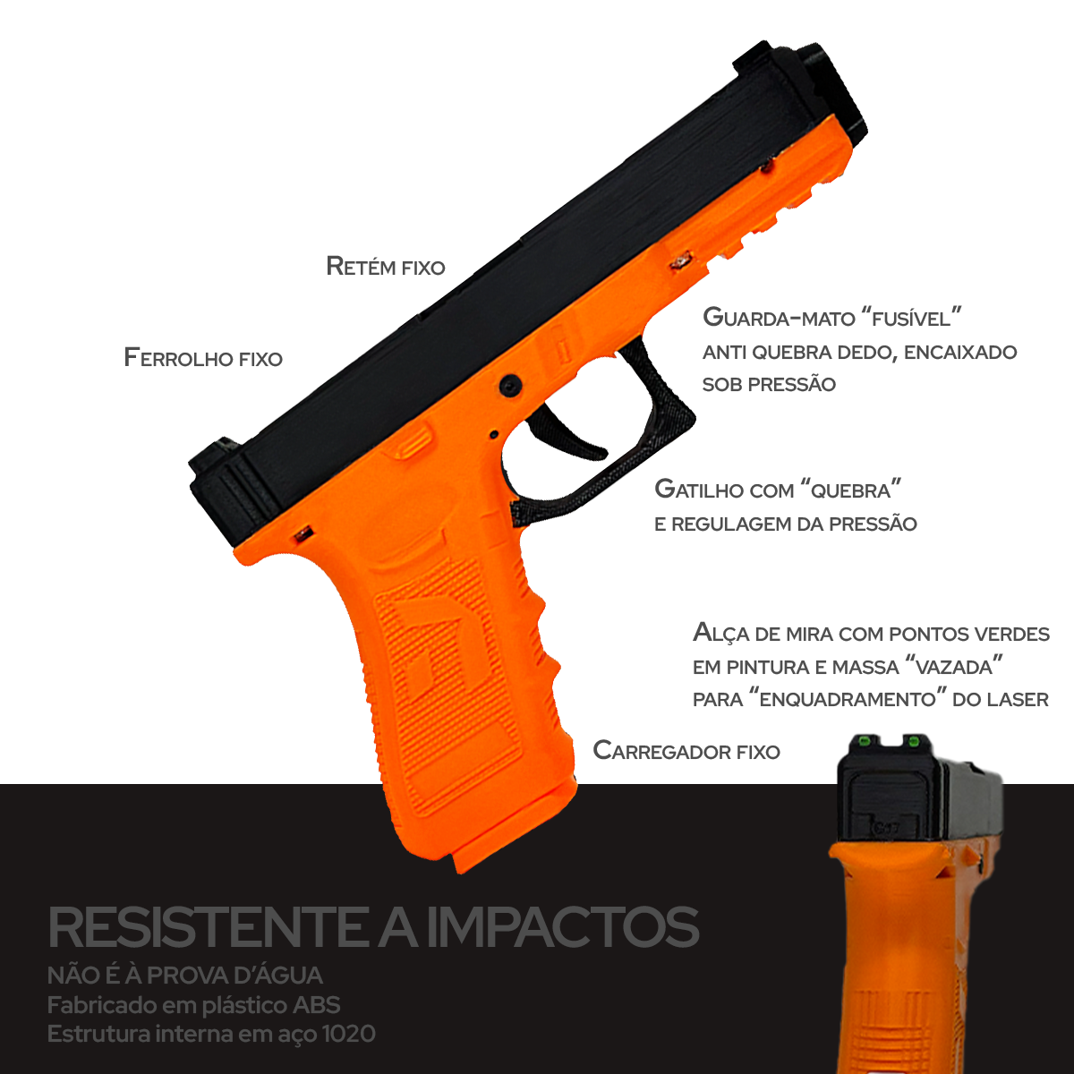 Safe Gun TS9 Pro Shock Finished - N.Engenharia