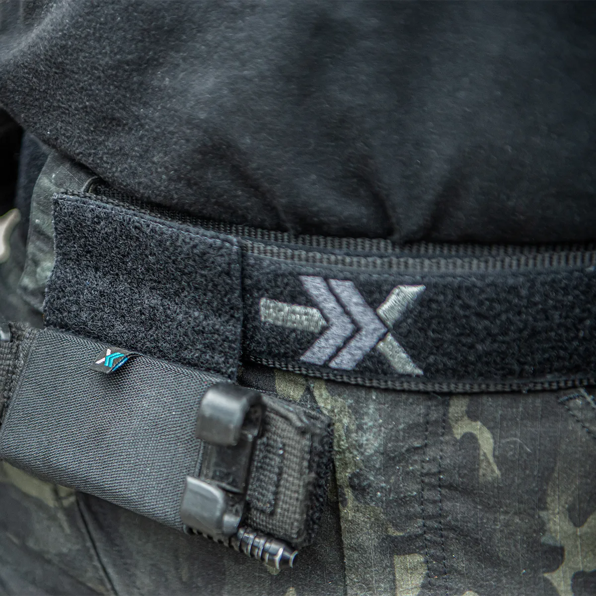 Cinto Inner Belt X1 Tático com Velcro - Logo Bordado
